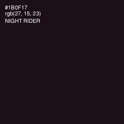 #1B0F17 - Night Rider Color Image